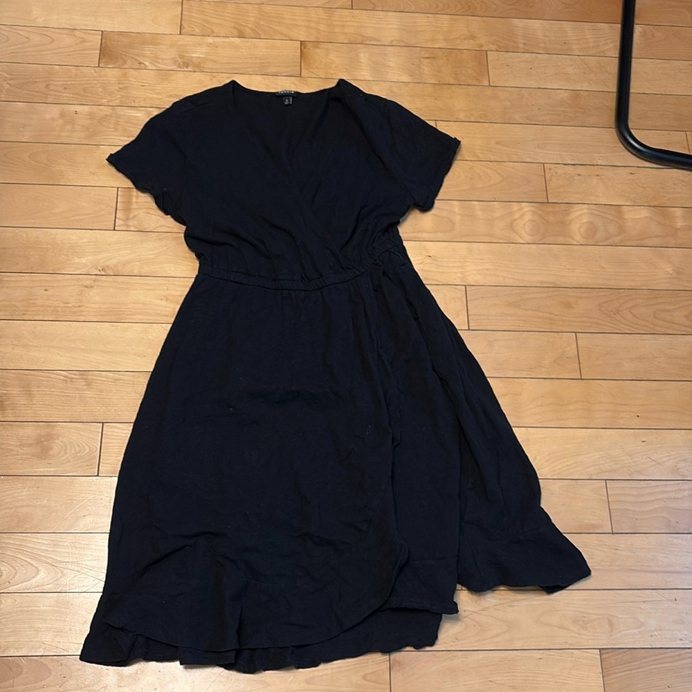 Torrid 100% Cotton Faux Wrap Dress